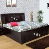 Eltop Wooden Furniture Queen Size Bed With Box Storage Engineered Wood Queen Box Bed