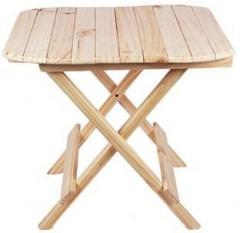 Emeret Handcrafted Modern Multipurpose Wooden Table/Stool for Coffee/Laptop/Bed/Living Room/Home Decor/Foldable Table Engineered Wood Corner Table