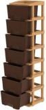 Enerex 7XL Large Brown Size Plastic Free Standing Chest Of Drawers Plastic Free Standing Chest Of Drawers