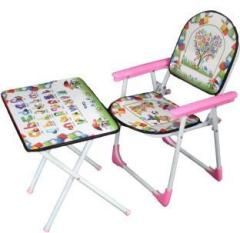 Evoshine Educational Kids Study Table & Chair, Height Adjustable Plastic Desk with Chair Plastic Desk Chair