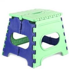 Ezloot 12 inch Folding Step Stool Lightweight Anti Skid & Non Slip Design Stepping Stool, 90 Capacity Plastic Activity Table