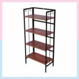 Familia 4 Layer Multipurpose Rack|File Rack For Office|Storage Organizer For Home|Office Engineered Wood Open Book Shelf