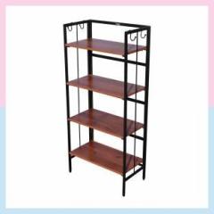 Familia 4 Layer Multipurpose Rack|File Rack for Office|Storage Organizer for Home|Office Engineered Wood Open Book Shelf