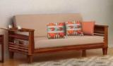 Flipkart Perfect Homes 3 Seater Double Solid Wood Fold Out Sofa Cum Bed