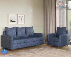 Flipkart Perfect Homes Carter Fabric 3 + 1 Sofa Set