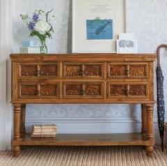 Flipkart Perfect Homes Gajraj Solid Wood Console Table