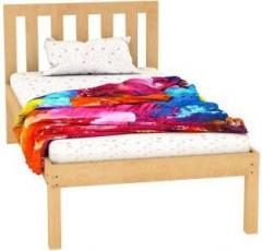 Flipkart Perfect Homes Junior Solid Wood Single Bed with Headboard Solid Wood Single Bed