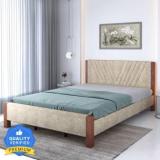 Flipkart Perfect Homes Lenin Solid Wood Queen Bed