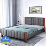 Flipkart Perfect Homes Logan Solid Wood King Bed