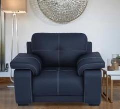 Flipkart Perfect Homes Maxican 1 Seater Sofa in Blue Leatherette 1 Seater Sofa