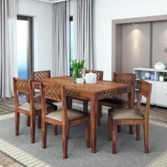 Flipkart Perfect Homes PureWood Sheesham Solid Wood 6 Seater Dining Set