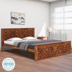 Flipkart Perfect Homes Sheesham Solid Wood Queen Bed