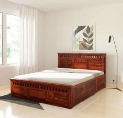 Flipkart Perfect Homes Sheesham Solid Wood Queen Box Bed