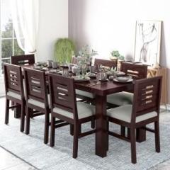 Flipkart Perfect Homes Solid Wood 8 Seater Dining Set