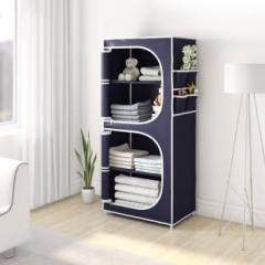 Flipkart Perfect Homes Studio 2 Door 4 Shelf Carbon Steel Collapsible Wardrobe