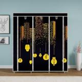 Flipkart Perfect Homes Studio C1 Premium Building Print Carbon Steel Collapsible Wardrobe