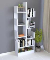 Flipkart Perfect Homes Studio Engineered Wood Book Storage Display Rack/Freestanding Bookcase Furniture/ Engineered Wood Open Book Shelf