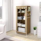 Flipkart Perfect Homes Studio Single Door 4 Shelf PP Collapsible Wardrobe