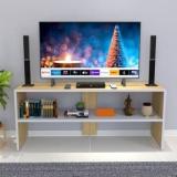 Flipkart Perfect Homes Studio Wooden TV Entertainment Unit/TV Cabinet for Wall/Set Top Box Holder for Home Engineered Wood TV Entertainment Unit