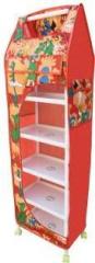 Flipzon Baby 6 Shelve Unbreakable Material PVC Collapsible Wardrobe