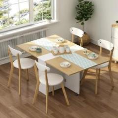 Forktail Engineered Wood 6 Seater Dining Table