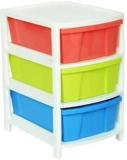 Fullstar Multi Purpose Modular Drawer 3 Tier | Storage Rack for Toys | Drawer for Home | Plastic Free Standing Cabinet