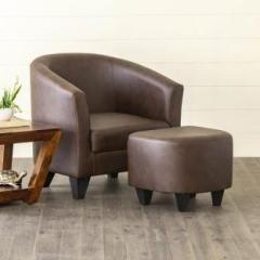 Furinish Leatherette 1 Seater Sofa