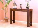 Furinno Solid Wood Console Table