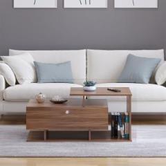 Furneaser Breezia Tea Table, Sofa Set, Center Table, Teapoy for Living Room, Engineered Wood Coffee Table