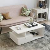 Furneaser Livik Tea Table, Sofa Set Table, Centre Table for Hall, Engineered Wood Coffee Table