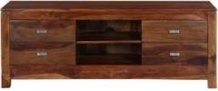 Furniselan Beautiful Tv Unit For Living Room/Bed Room Solid Wood TV Entertainment Unit