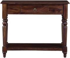 Furniselan Sheesham Wood Console Table With Stoarge For Living Room/Bed Room Solid Wood Console Table