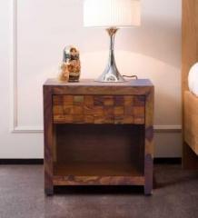 Furniture Mind Impression Solid Wood Bedside Table