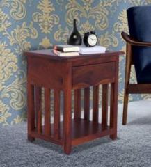 Furniture Mind Sheesham Wood Solid Wood Bedside Table