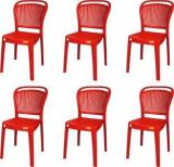 Furniture Yard Mango Salsa Plastic Chair/Stackable Plastic Chair/Strong & Sturdy Structure/ Plastic Outdoor Chair