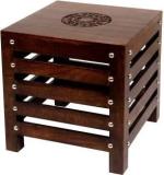 Furniturehub Wooden Table/Home Decor/ Stool for Living Room and Bedroom/Office Stool