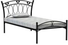 Furniturekraft 2039 Single Bed in Black Colour