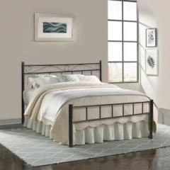 Furniturekraft 4ft width Metal Queen Bed