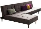 Furny Alia L Shaped Comfortable Sofa Bed In Grey Colour