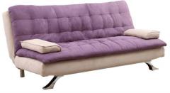 Furny Cosy Supersoft Dual Colored Sofa Bed in Purple