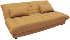 Furny Cosy Supersoft Sofa Bed with Sunrise Fabric in Camel