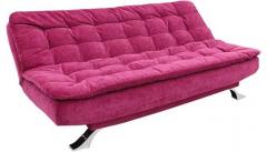 Furny Cosy Supersoft Sofa Bed with Sunrise Fabric in Pink