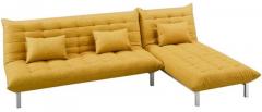 Furny Furny L shaped Sofa bed in Yellow colour