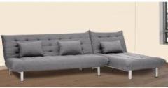 Furny L Shape Double Fabric Sofa Bed