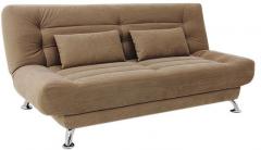 Furny Zuri supersoft Sofa bed in Light Brown colour