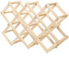 Fwqpra Wooden Bottle Rack