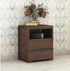 Garghandicrafts Sheesham Wood Bedside Table For Bedroom/Living Room Solid Wood Bedside Table