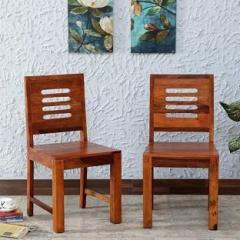 Gf House Wooden Dining Chair Set of 2 | Study Chair Dining Chair & Office Chair Solid Wood Dining Chair