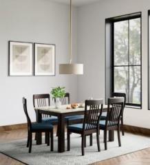 Godrej Interio Allure Solid Wood 6 Seater Dining Table