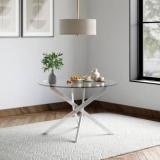 Godrej Interio Astral Glass 4 Seater Dining Table